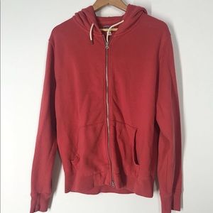 J.Crew Mens Vintage Fleece Size M Red